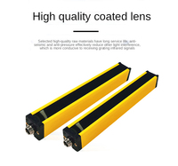 Barrière optique de sécurité Leraun Slim IP67 étanche à faisceau traversant, synchronisation optique, haute sensibilité, réponse rapide 10 ms pour usage industriel