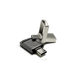 Mini kim loại <span class=keywords><strong>USB</strong></span> ổ đĩa flash USB2.<span class=keywords><strong>0</strong></span> <span class=keywords><strong>3</strong></span>.<span class=keywords><strong>0</strong></span> Type-C 8GB 16GB 32GB 64GB xoay Ổ Đĩa Bút <span class=keywords><strong>2</strong></span> trong 1 <span class=keywords><strong>USB</strong></span>-C thẻ nhớ miễn phí logo laser - Product Image 2