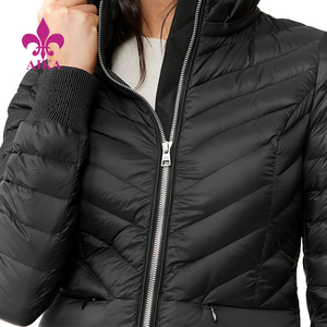 Chaqueta acolchada ajustada para <span class=keywords><strong>mujer</strong></span> con diseño <span class=keywords><strong>de</strong></span> bolsillo con cremallera invisible a precio <span class=keywords><strong>de</strong></span> fábrica al por mayor - Product Image 5
