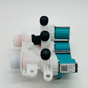 วาล์วน้ำเข้า W11096267 4 ทางไฟฟ้า 110 V พลาสติกทนทานสำหรับชิ้นส่วนเครื่องซักผ้า - Product Image 4