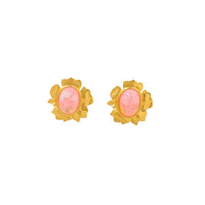 Pendientes de Moda con Baño de Oro PVD, Acero Inoxidable 316L, Sostenibles y Resistentes - Product Image 1