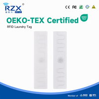 Étiquettes textiles RFID UHF UCODE 9 certifiées OEKO, résistantes à 200 lavages, étanches, pour blanchisserie, hôpital, hôtel