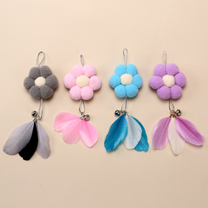 Factory direct sales of <b>cat</b> teaser with feather bell replacement head, fairy <b>cat</b> teaser, durable pet chew toy, interactive <b>cat</b> - Product Image 4