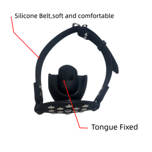 SM Bondage Sex Toys pour Jeux Oraux Érotiques <span class=keywords><strong>Bouche</strong></span> Gag Adulte Sexe Silicone Femmes Esclave BDSM Ball Gag - Product Image 3