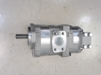 Bomba Hidráulica Komatsu 705-51-20170 SAL 32+25, Desplazamiento de 12 cm, 5 HP para Cargadora de Ruedas WA250-6, Bomba de Engranajes para Maquinaria de Construcción