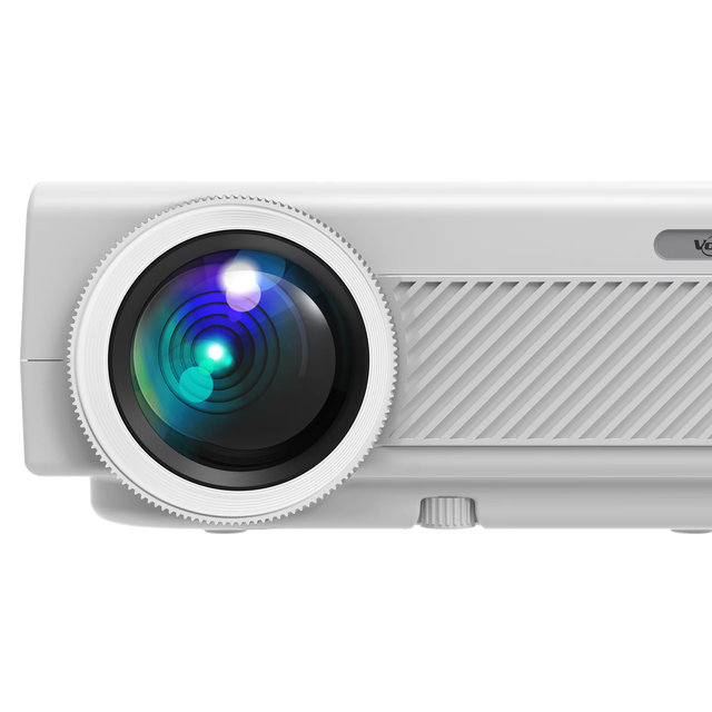 Native 1080P Outdoor Movie Projector with WiFi & for Bluetooth Auto Focus Lens 2G RAM Mini Features Android 9 & PS4 Compatible