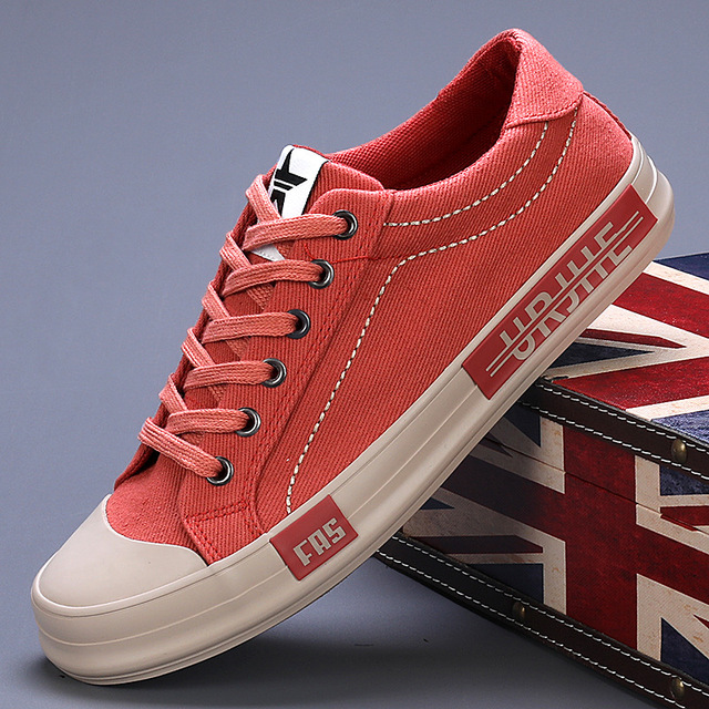 New Men's Fashion Casual Canvas Shoes 2024 Custom Logo Rubber Sole Breathable Comfortable Walking Shoes Fashion Shoes