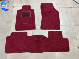 Alfombrillas de Coche con Diseño de Ondas de Agua Rojas, 3 Piezas, para TOYOTA HILUX <span class=keywords><strong>VIGO</strong></span> 2012-2017, Alfombrillas para el Suelo del Coche, Accesorios Interiores para el Coche, para Conductor con Volante a la Izquierda - Product Image 4