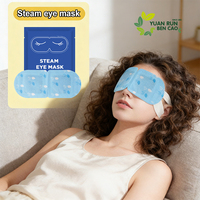 Masque oculaire chauffant portable à vapeur, jetable, auto-chauffant, soulage la fatigue oculaire et la sécheresse, améliore le sommeil pour le bureau et les voyages
