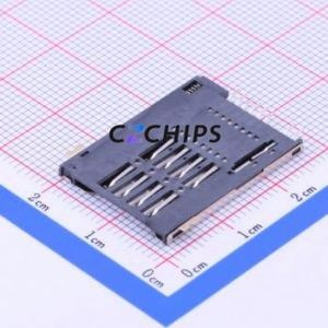 SIM-117 SIM Card Connector SMD Connector Self-Return Type Mini SIM Card Card Holder 1.85mm - Product Image 2