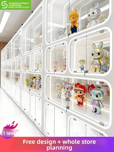 ตู้โชว์ของเล่น LED สีขาวทันสมัย ตู้โชว์อาร์เคด ตู้โชว์ฟิกเกอร์อนิเมะ ชั้นวางของสะสม เครื่องแลกคะแนน เครื่องแลกของขวัญ ผลิตตามสั่ง - Product Image 3