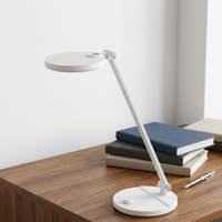 Lampe de table électrique LED à température de couleur réglable, simple, flexible, rotative, à intensité variable, portable, pour l'étude, la chambre à coucher, les bureaux