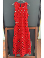 Nouvelle Robe Longue en Tricot pour Femme 2026, Motif Floral Lumineux, Crochet, Strass, Sans Manches, Taille Cintrée, Idéale pour les Vacances et la Plage