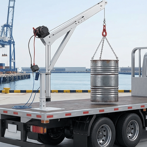 Grúa Portátil para Embarcaciones con Certificación CE, Capacidad de 400-800 kg |   Davit Marino Pequeño para Montaje en Cubierta, para Yates, Lanchas Rápidas y Barcos de Pesca - Product Image 6