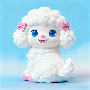 Ensemble de figurines de <span class=keywords><strong>caniche</strong></span> <span class=keywords><strong>miniature</strong></span>, statues de <span class=keywords><strong>caniche</strong></span> en résine faites à la main - Product Image 4