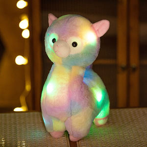 Lindo Peluche de <span class=keywords><strong>Animal</strong></span> Luminoso Colorido, Oso de Peluche, Unicornio, Alpaca, Marioneta, Juguete de Peluche con Relleno de Algodón PP para Niños de 4 a 6 Años - Product Image 4