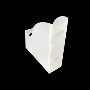 Porte-documents et <span class=keywords><strong>colonne</strong></span> de <span class=keywords><strong>rangement</strong></span> créatifs minimalistes en <span class=keywords><strong>plastique</strong></span> PP transparent givré pour le bureau - Product Image 5