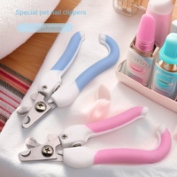 Coupe-ongles en acier inoxydable pour chiens et chats, fournitures d'hygiène et de toilettage sûres, outils de manucure