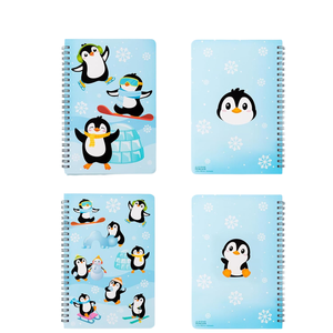 Sinh viên A5 Kích thước phim hoạt hình văn phòng phẩm Bộ Quà Tặng xoắn ốc ràng buộc máy tính xách tay Memo Pad giáo viên ngày chủ đề giấy bìa xoắn ốc máy tính xách tay - Product Image 6