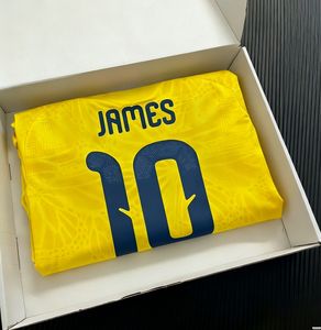 Großhandel Spieler-Version Thailand WM 2026 Fußballtrikot Kolumbien Fußballtrikot FAN Weißes Fußball-DIY-Trikot Größe S-4XL - Product Image 6