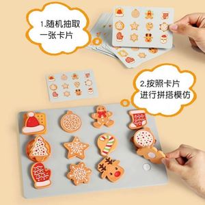 Ensemble de jeu de cuisine en bois pour enfants : biscuits à faire soi-même et à faire cuire, pour une simulation imaginative - Product Image 3