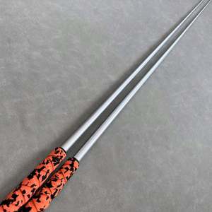 คันเบ็ดตกปลาทำจากไม้ท่อนไม้2ชิ้นขนาดกลางสำหรับเดินเล่น - Product Image 5