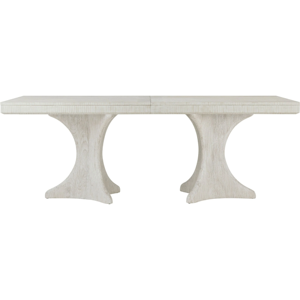 Table à manger italienne rectangulaire en pin massif, base à double piédestal, style moderne, meubles en <span class=keywords><strong>bois</strong></span> pour la maison - Product Image 4