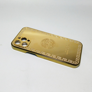 Chấp Nhận Tùy Chỉnh PC Dưới Với Kim Loại backplate Điện Thoại Bìa Handmade Kim Cương Máy Ảnh Lỗ Sang Trọng Bảo Vệ Trường Hợp Điện Thoại - Product Image 5