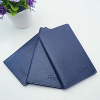 Agenda mensuel 2027, carnet A5, bleu marine, cuir PU, agenda de bureau, agenda en cuir