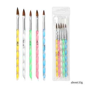 Lot de stylos de nail art en gros, pinceaux en nylon pour la peinture au gel UV, la sculpture de cristaux, le liner fin, la conception de <span class=keywords><strong>manucure</strong></span> et les outils de nail art pour salon - Product Image 2