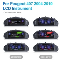 NaviHua - Panel de Instrumentos Digital de 12.3'' para Automóvil, Velocímetro LCD con Sistema Linux para Peugeot 407 2004-2010