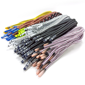 Tùy Chỉnh Phẳng Bông Dây Giày Đầy Màu Sắc Trang Trí Dây Kéo Dây Giày Dây Giày Với Lớp Phủ Cho Túi Xách Và Hàng May Mặc - Product Image 1