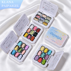 ชุดสีเจล KLANA High Pigment 9 สี แบบ Ombre Pat Pat Gel ไม่ต้องเช็ด ไม่ต้องใช้ UV สำหรับทำเล็บ - Product Image 4
