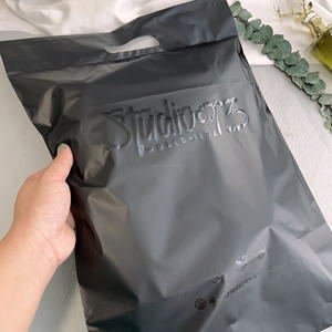 Bolsa de Correo, Bolsa de Envío de Polietileno para Bikinis y Pelucas con su Propio Logotipo, Bolsas de Correo Personalizadas Biodegradables, Beige Mate - Product Image 3