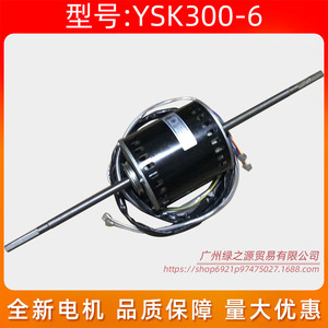 มอเตอร์แบบอะซิงโครนัสเฟสเดียว YSK300-6 กำลังไฟ 0.3 กิโลวัตต์ แบบเพลาคู่ สำหรับพัดลมยูนิตในอาคารของเครื่องปรับอากาศ - Product Image 4