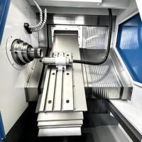 Centre d'usinage CNC à lit incliné haute efficacité avec système CNC taïwanais, tournage de haute précision