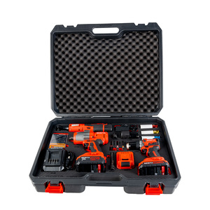 Bộ dụng cụ pin Lithium không chổi than ba trong một: máy khoan điện, cờ lê tác động, cờ lê ratchet bán chạy - Product Image 6