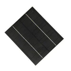 布合水6W 12v单晶聚酯太阳能电池板电池DIY太阳能充电器9-12V电池系统200*170毫米