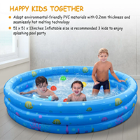 Aufblasbarer Kinderpool Aufblasbarer Familien-Spielplatz-Pool für den Garten