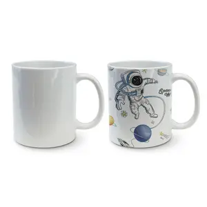 Manufacturer Wholesale High Quality White Ceramic Coffee Mug 11 oz Sublimation Blank Mug for sublimation