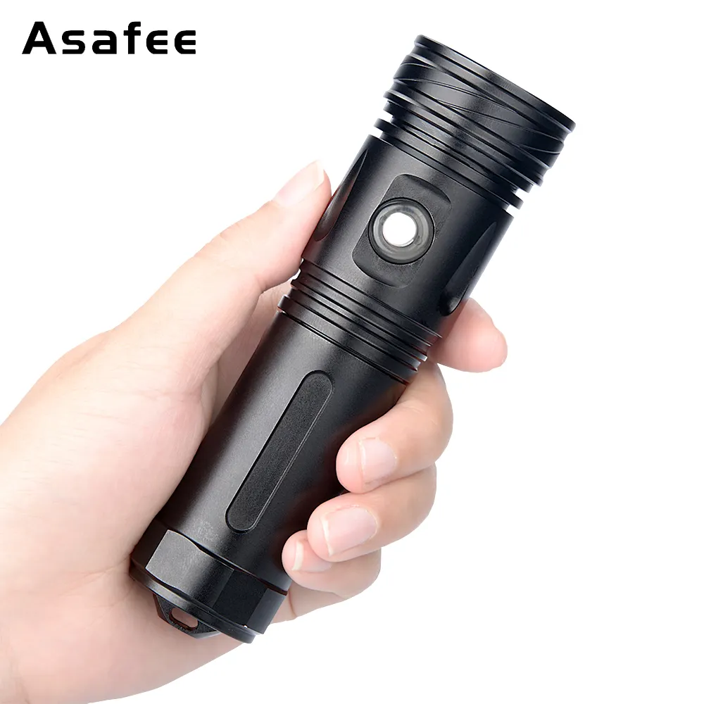 Most Powerful 80 Meter Led Diving Flashlight 1600 Lumens IpX8 Water Proof Diving Light