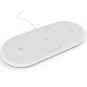 Vendita calda <span class=keywords><strong>3</strong></span>-in-1 veloce 10W potenza di uscita Wireless caricabatterie Pad qc3. 0 5V/2A ottimale OTP OVP protezione compatibile per 12/13/14 - Product Image 1