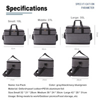 Sac isotherme personnalisé avec logo pour la livraison de nourriture, sac isotherme réutilisable en aluminium et en tissu Oxford imperméable pour pique-nique avec logo