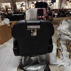 Professional Hairdressing <b>Chair</b> Wholesale Hair Salon Hydraulic Pump Modern Classic Reclining Luxury Black <b>Barber</b> <b>Chairs</b> for Men - Product Image 5