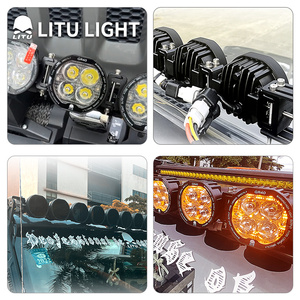 Nuevas Luces Antiniebla LED Curvas 4x4 de 12V para ATV Todoterreno, Barra de Luces <span class=keywords><strong>Enlazable</strong></span>, Ajuste <span class=keywords><strong>Universal</strong></span> - Product Image 2