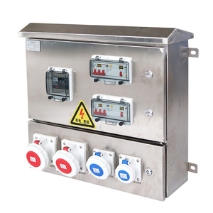 Faliang Công Nghiệp Điện Thép Không Gỉ Chuyển Đổi Tủ 380V 415V IP65 Hộp Phân Phối Với Cắm Ổ Cắm Bảng Điều Khiển - Product Image 3