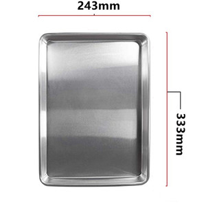 Whole Sale Commercial Smooth <strong>Aluminum</strong> Hamburger Bun <strong>Baking</strong> Pan Metal Serving <strong>Tray</strong> - Product Image 2