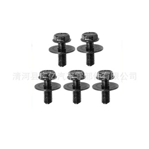 Car <b>Screw</b> Clips 6Mm Metric Class 8.8 Iron Fender Bumper Guard Plate Fixing <b>Screws</b> <b>Set</b> Of 10 - Product Image 4