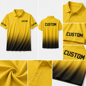 Camiseta Polo para Hombre, con Logotipo Personalizado, Color Degradado, Uniforme Transpirable, Ropa de Trabajo - Product Image 2