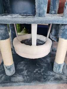 Albero del gatto stella blu grande albero del gatto con letto del gatto - Product Image 3